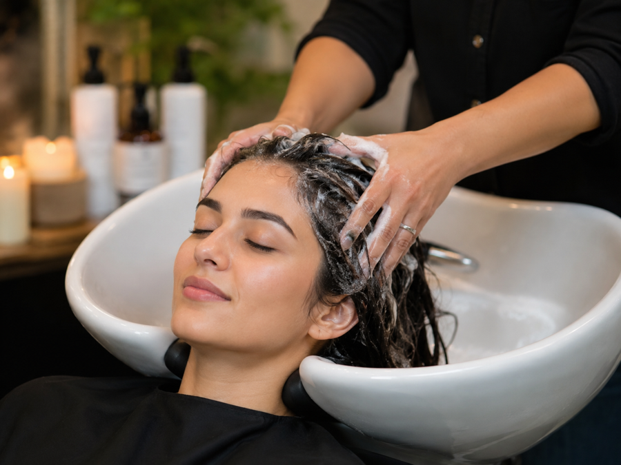 Hair spa and conditioning treatment at Beauty Salon Beata
